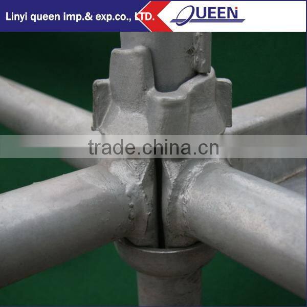 Standard Zinc-Plated Cuplock Scaffolding System for Saudi Arabia