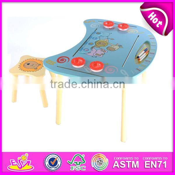 new wooden children table for child, high quality wooden baby table for baby,hot sale wooden kids table for kids WJ278084