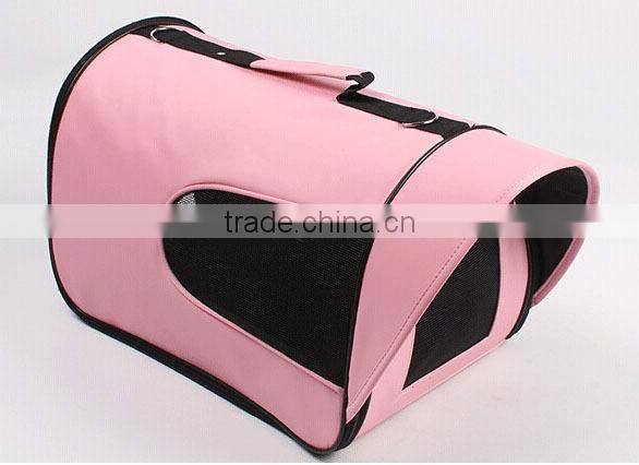 Folding large breathy pet carrier for dog