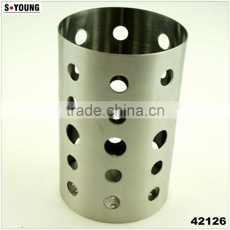 42126 Stainless steel Chopstick Tube/ Kitchen Utensil Holder / chopsticks holder
