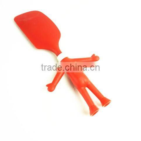 32093 Figure shape Kitchen Tools Short spatular Nylon And Silicone Material