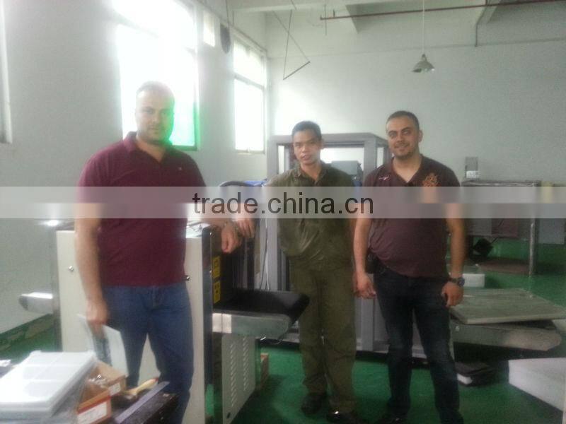 Airport usage X Ray baggage scanner for security checking