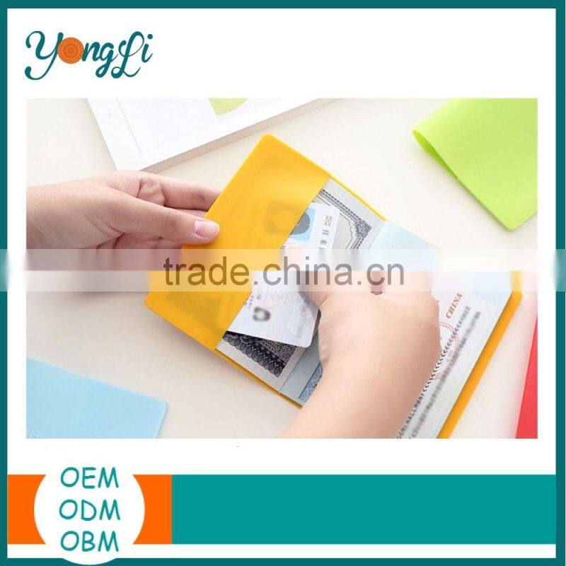 Cheap Custom Fashion Portable Rubber Business Passport Holder