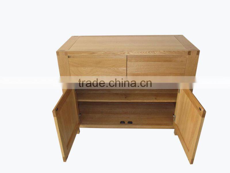 simple design of 2drawer 2door side table