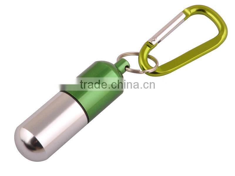 Wholesale 8cm Large Size 2 Colors Capsule Shape Creative Keychain SKU#9768