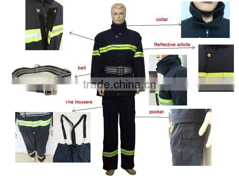 Fire fighter suits/ fire proof clothes