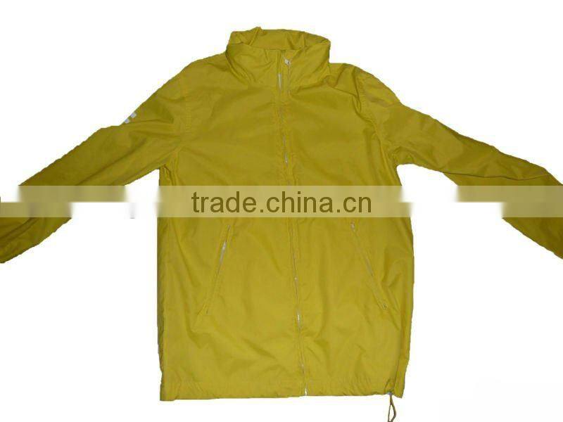 cheap 190T poly adult waterproof raincoat; Mens workwear Raincoat