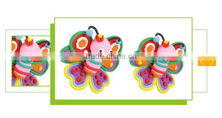 Hot sale kids diy butterflies toys wholesale polymer clay