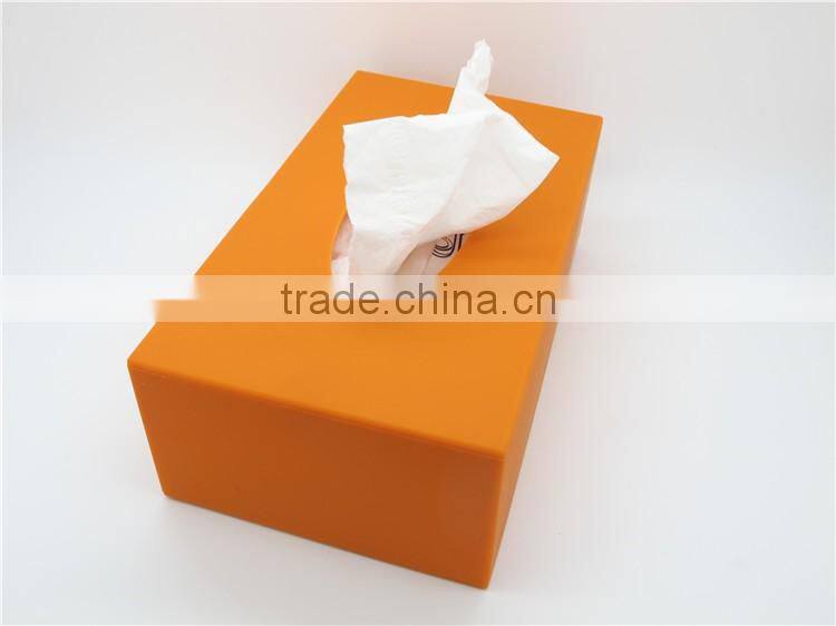2016 High qulaity Silicone eco-friendly desktop tissue box