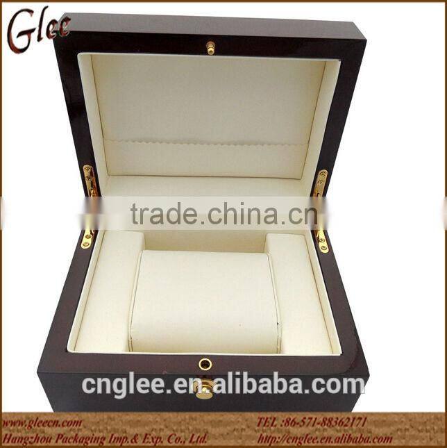 Cheap funky wooden watch boxes with lock wholesale