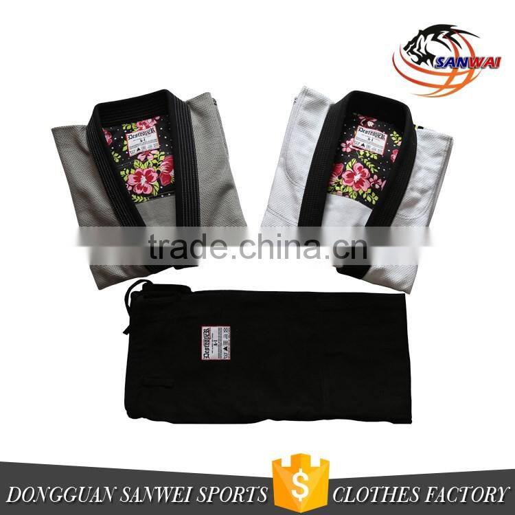 New design Judo Uniform white/black/blue bjj gi with good quality Jiu Jitsu Gi