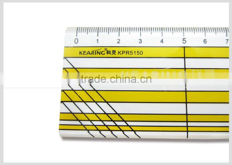 Kearing Acrylic 15cm Straight Ruler Quilting Ruler with 2mm thickness for patchwork sewing#kpr5150
