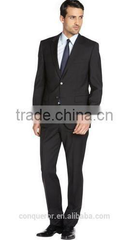 Black Wool 'Grand Central' 2-Button Suit(SHT1154)