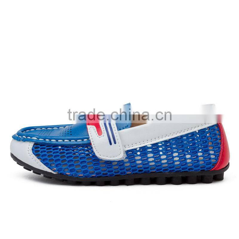 hollow out children casual fashion shoes kids, casual kid shoe moccasin-gommino loafers, boys casual shoes leather made in china