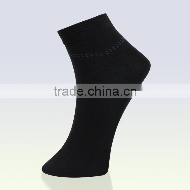 men solid color business cotton sock