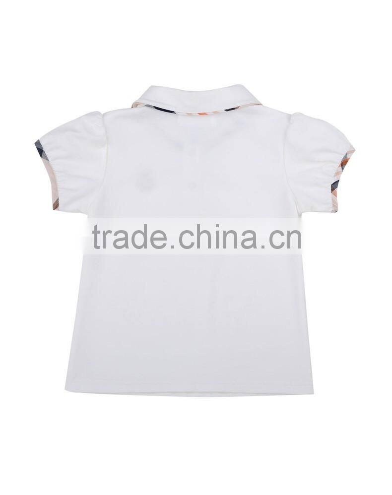 2016 summer t shirt for kids polo t shirt children cheap with short sleeve