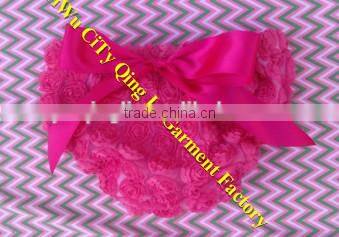 whosale baby diaper cover rose design for girls