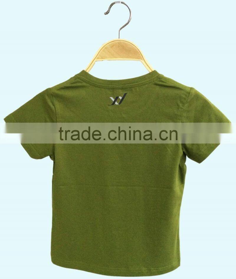 latest vintage design printing kids short sleeve round neck t-shirts wholesale china supplier