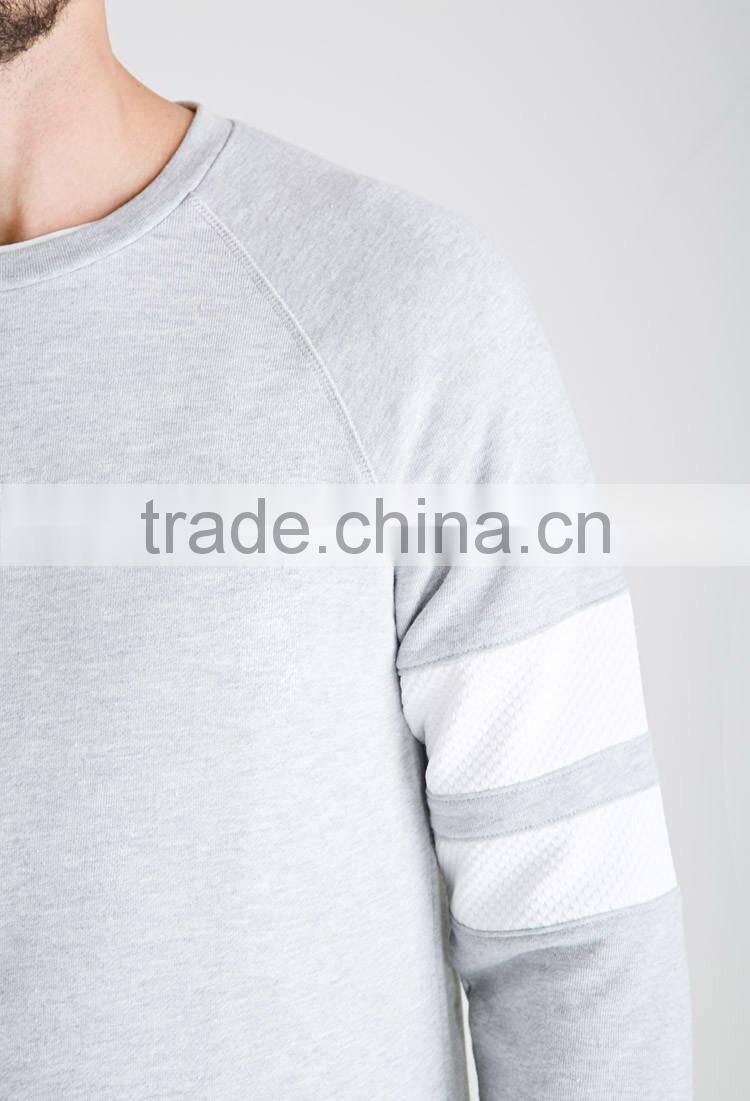 fashion crewneck blank sweatshirt for men