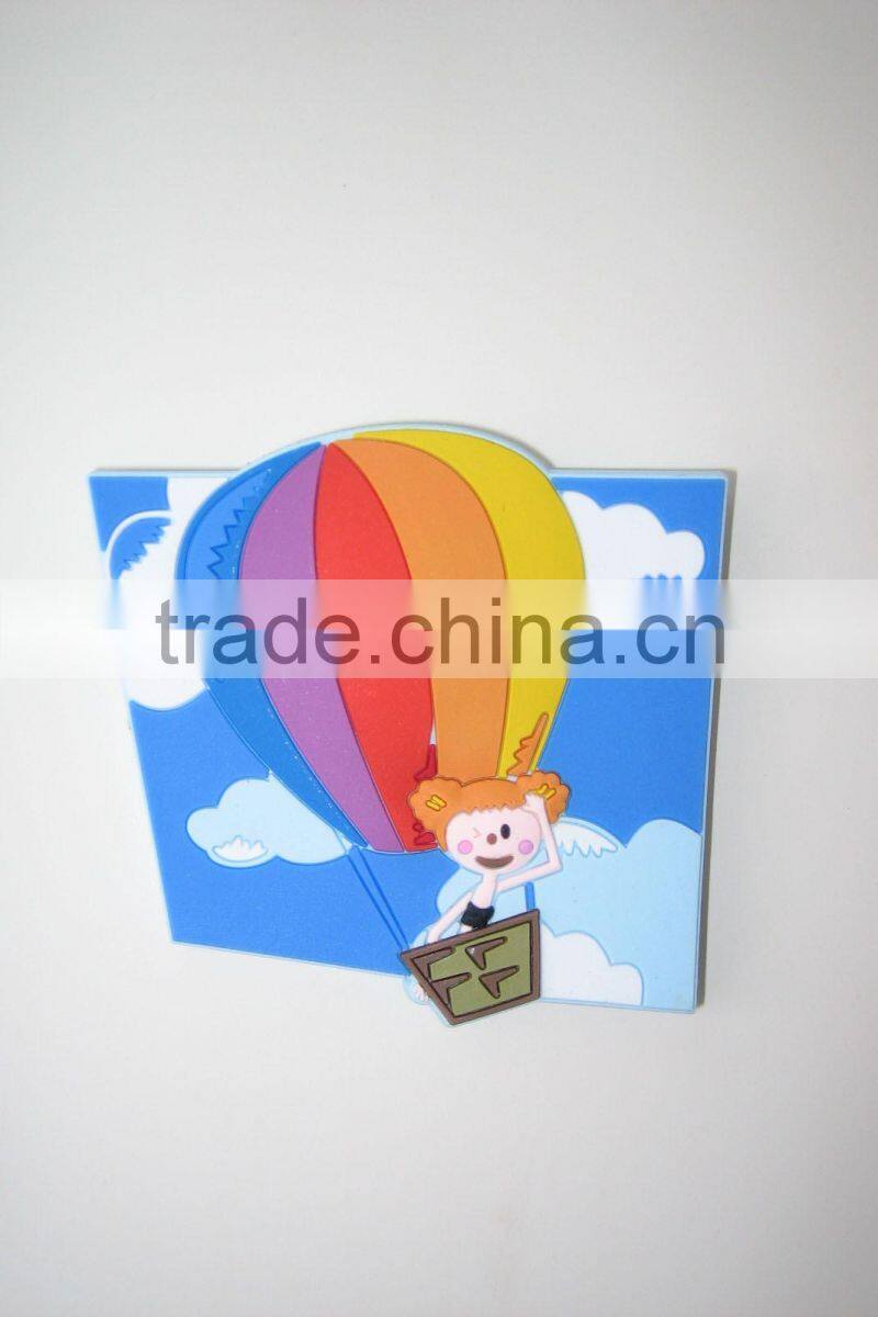 Top quality 3D custom soft PVC fridge magnet