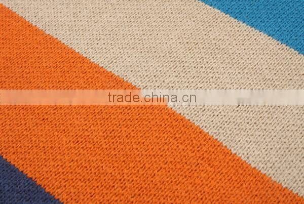 High quality colorful stripe long 180cn wool women autumn and winter wear rainbow knit scarf fashion