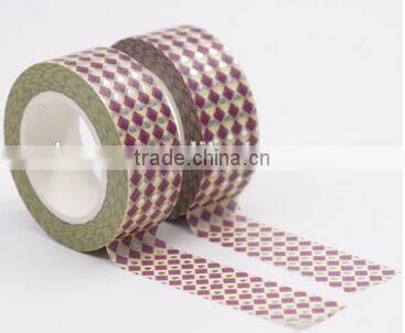 Foil Striped Washi Masking Decorative Tape