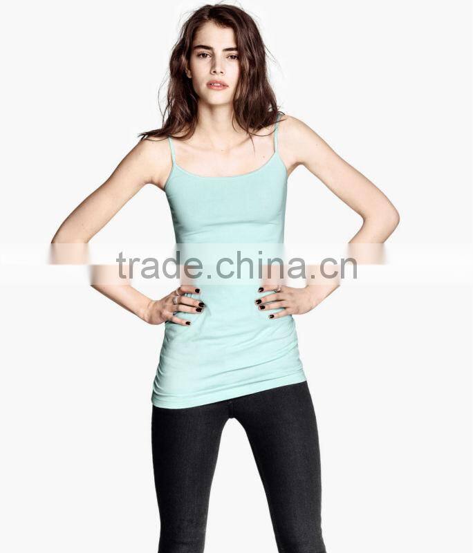 Ladies Long Knit Tank Top
