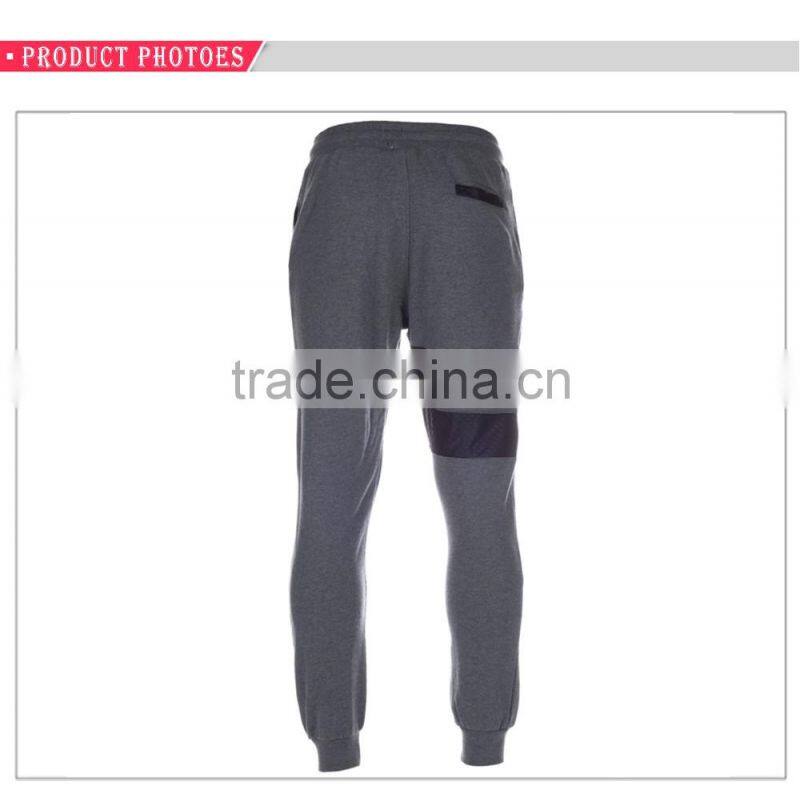 Wholesale gym wear black stripes cotton,polyester men jogger pants
