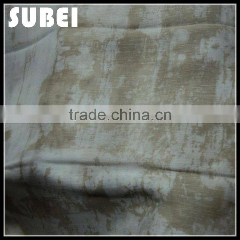 14.5MM Hot sell women summer printed silk georgette fabric,cool linen ladies summer dress fabric
