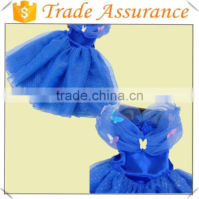 2015 Latest children party cinderella dresses for girls,Cinderella Costume Kids Party Fancy Dress For Children's Day