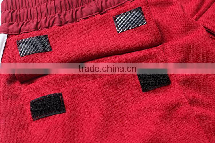 wholesale cheap 100%polyester dri fit sport shorts with custom design