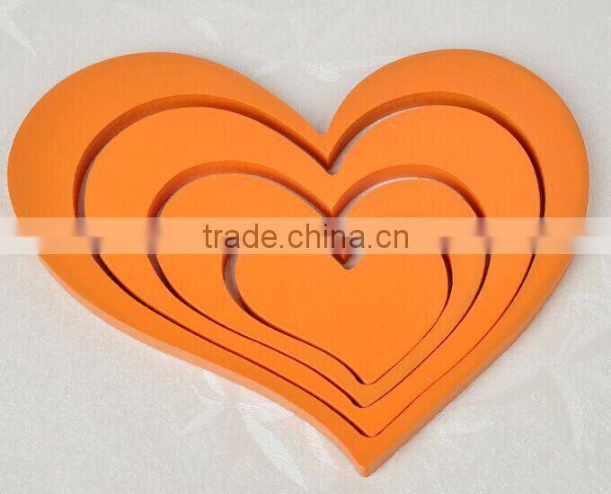 Heart shaped sticker creative wall sticker