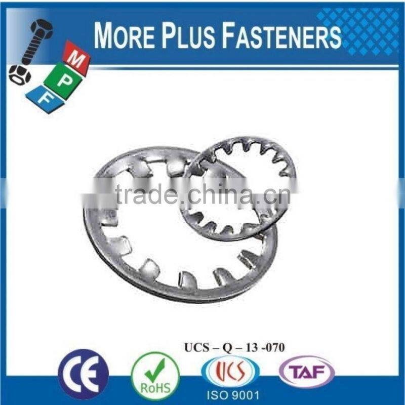 Made in Taiwan Internal Tooth Lock Washer Zinc Plated