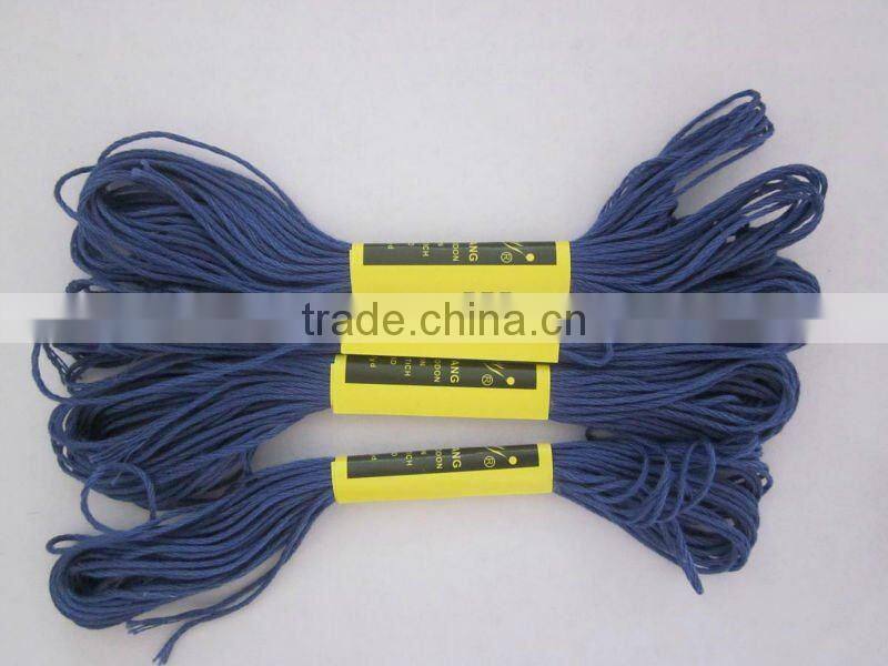 100%egyptian cotton embroidery thread