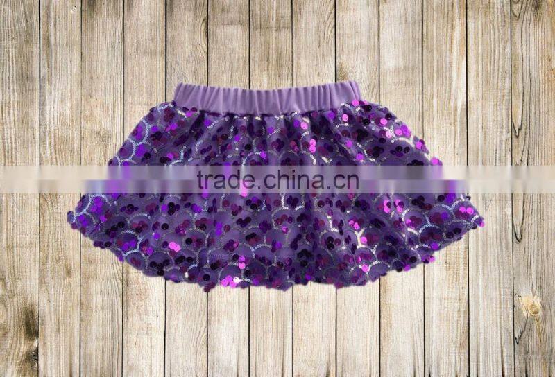 Happy new year style girl wholesale sequin skirts baby kids red girls dress