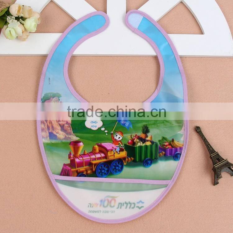 cartoon printed waterproof saliva towel feeding bib baby infant lunch bib