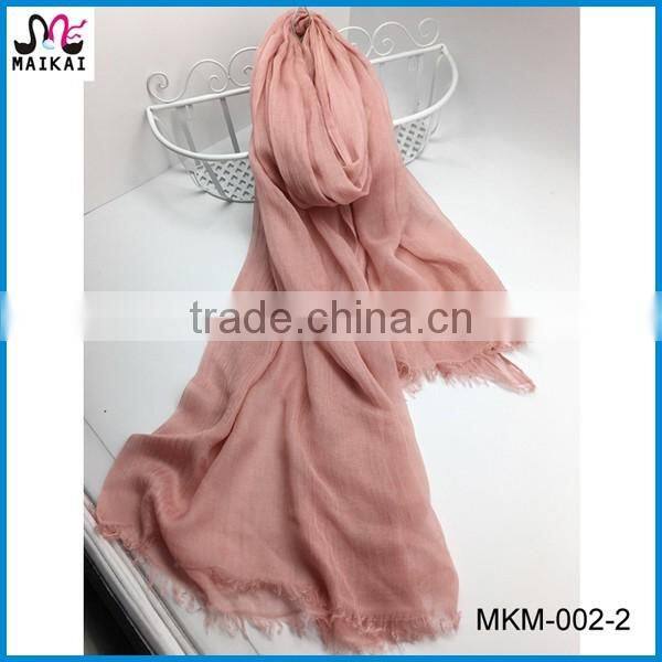 Classic check design silk modal tartan plaid hijab scarf