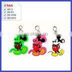 customized logo Reflective key chain with PVC