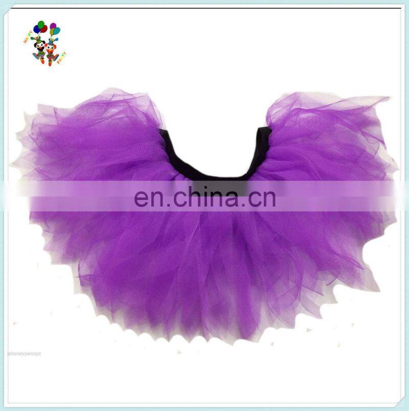 80s 4 Layers Funky Neon Colorful Ruffle Fairy Adult Sexy Tutu Dress HPC-0902