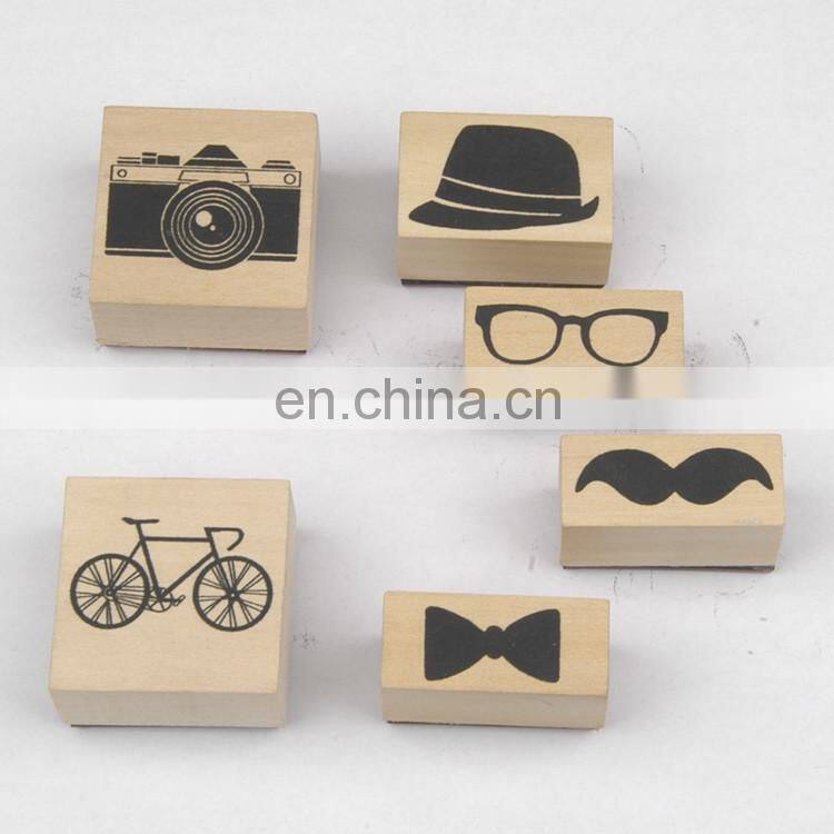Wholesale Non toxic Wooden Kids Toy Stamps Drawing Toy