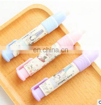 Originality Beautiful Cartoon Pressing eraser pencil rub school child award School Painting Supplies