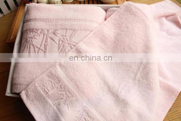 bamboo fiber fabric advertising use face towel oem logo