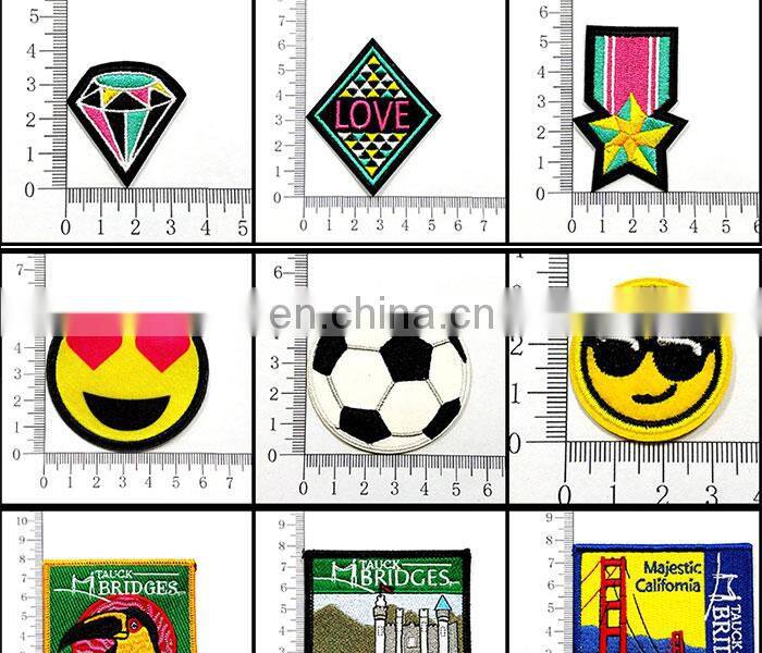 embroidery patch hand rose flower patches embroidery for Women Clothing