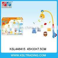 Wholesale lovely electric saft baby musical hanging toys