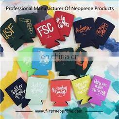 T Shirt Style Simple Color Neoprene 3mm Foldable Can Cooler