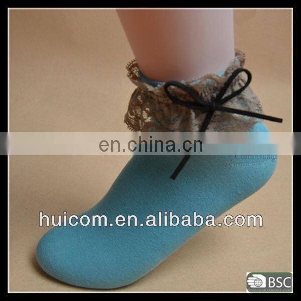 white lace sock