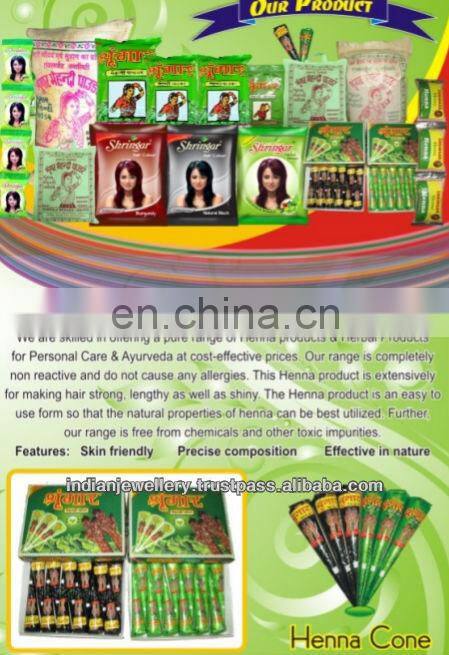 Henna hair powder manufacturer, henna hair colour exporter