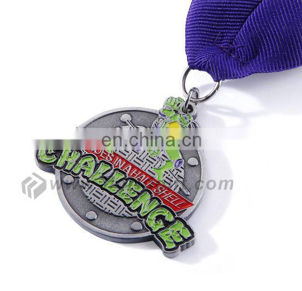 Fashion Cheap Award Metal Round Custom Medals with Ribbon