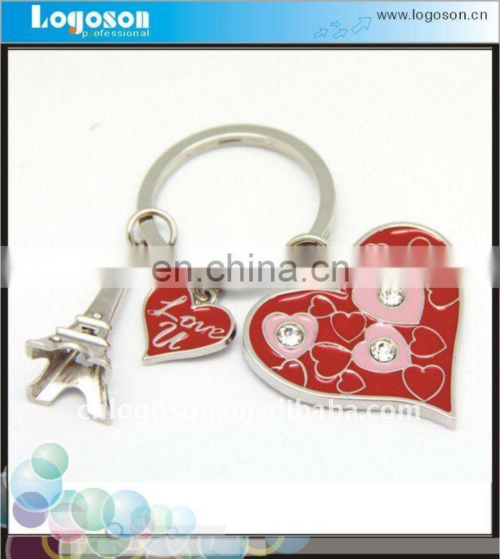 Souvenir PARIS Eiffel Tower fashion keychain keyring