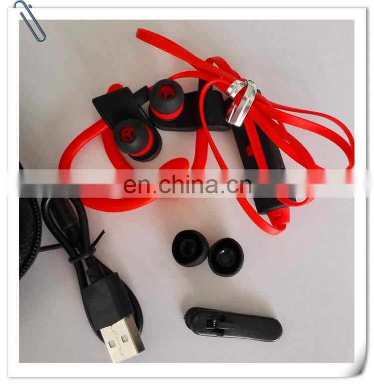 BT 4.1 sports earphone phone calling long music time wireless ear phone with portable box